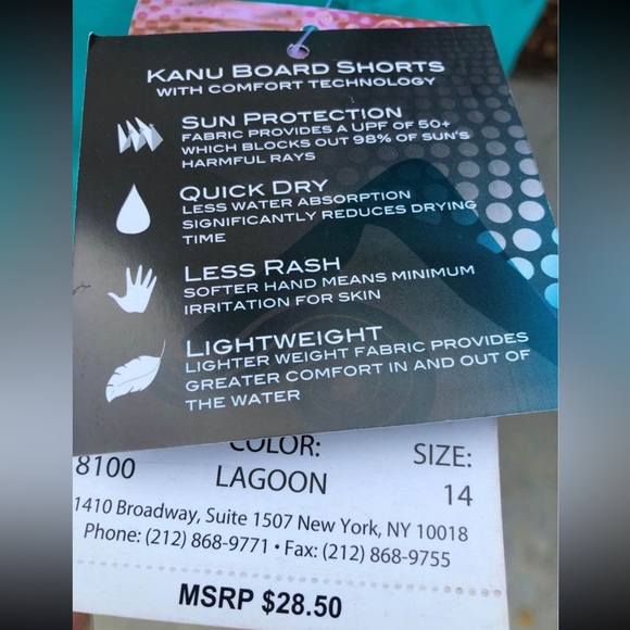 *NEW* Size 14 Kanu Surf Women's Breeze Boardshort - Picture 7 of 7